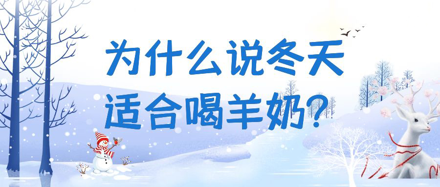 为什么说冬天适合喝羊奶？快来一起看看