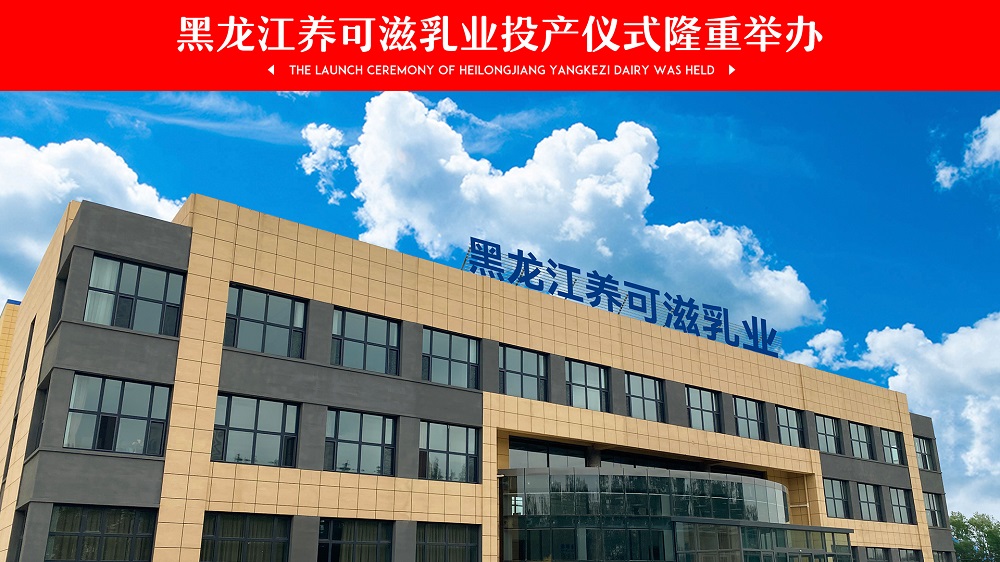 大庆市大同区区委区政府四大班子领导参加，黑龙江养可滋乳业投产仪式隆重举办